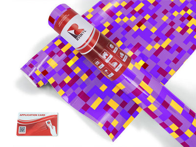 blue violet pixel Craft Vinyl Roll