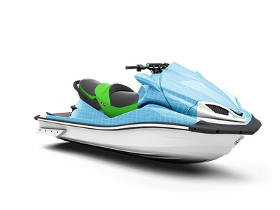 Blue Waves Tile Jet Ski Vinyl Customized Wrap