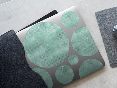 blue willow gemstone films DIY Laptop Stickers
