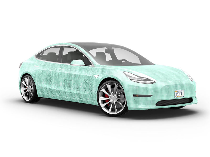 Blue Willow Gemstone Vehicle Vinyl Wrap