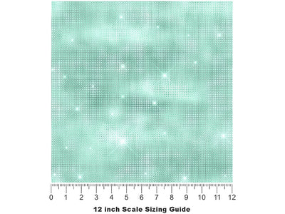 Blue Willow Gemstone Vinyl Film Pattern Size 12 inch Scale~Rwraps Blue Willow Gemstone Sizing Chart~2
