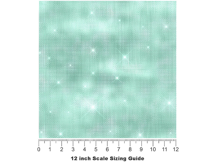 Blue Willow Gemstone Vinyl Film Pattern Size 12 inch Scale~Rwraps Blue Willow Gemstone Sizing Chart~2