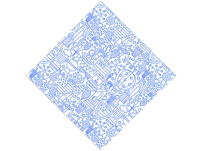 Blue York Americana Vinyl Wrap Pattern