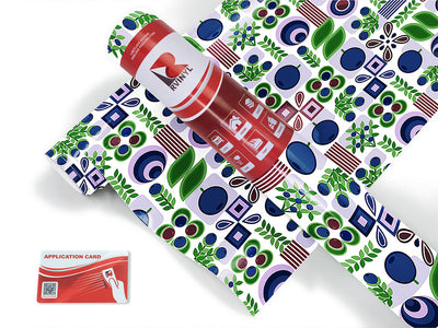 blueberries abound mosaic Craft Vinyl Roll