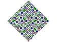 Blueberries Abound Mosaic Vinyl Wrap Pattern