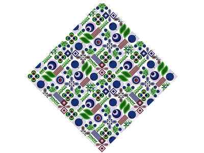 Blueberries Abound Mosaic Vinyl Wrap Pattern