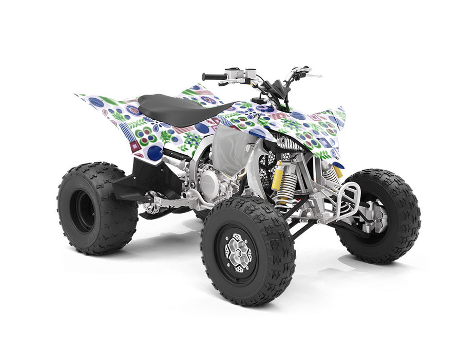 Blueberries Abound Mosaic ATV Wrapping Vinyl