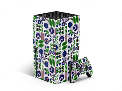 blueberries abound mosaic XBOX DIY Decal