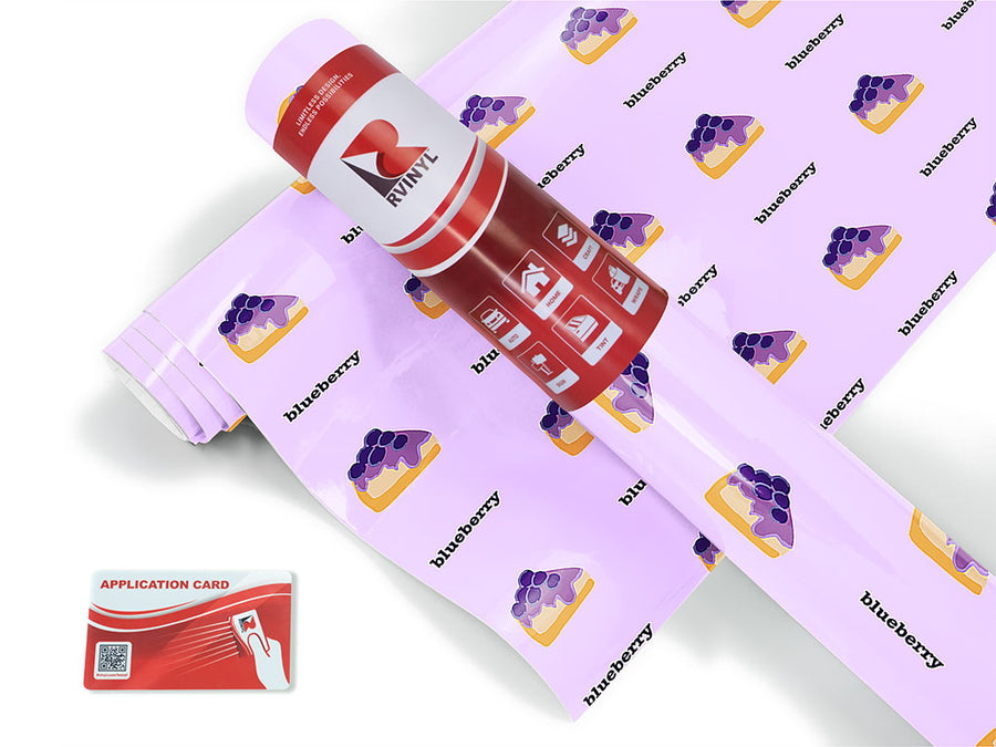 blueberry pie fruit Craft Vinyl Roll