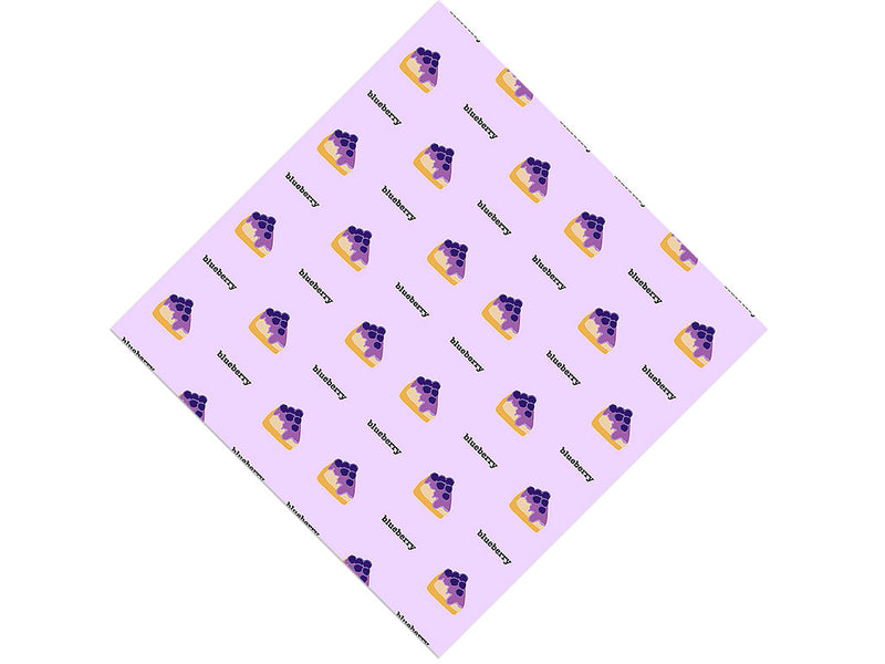 Blueberry Pie Fruit Vinyl Wrap Pattern