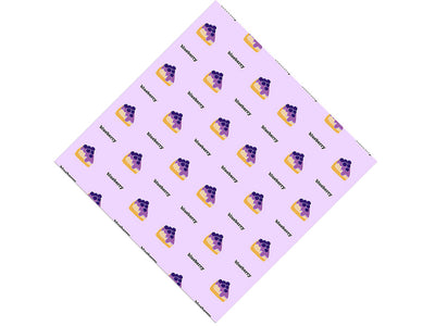 Blueberry Pie Fruit Vinyl Wrap Pattern