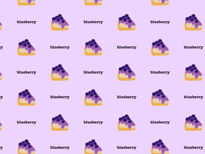 Blueberry Pie Fruit Vinyl Wrap Pattern~Rwraps Series 914 Digitally Printed Vinyl Wrap~0