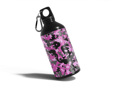 blush multicam camouflage Water Bottle DIY Stickers