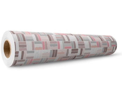 Blush Pink Brick Wrap Film Wholesale Roll~Rwraps Series 914 Digitally Printed Vinyl Roll~5