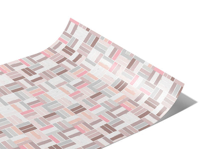 Blush Pink Brick Vinyl Wraps~Rwraps Series 914 Digitally Printed Vinyl Wrap~1