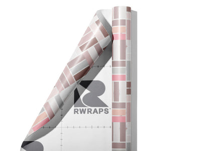 Blush Pink Brick Wrap Film Sheets~Rwraps Series 914 Blush Pink Brick Scrolled Sheet~4