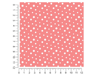 blush pink polka dot 1ft x 1ft Craft Sheets
