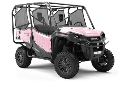 Blush  Wood Plank Utility Vehicle Vinyl Wrap