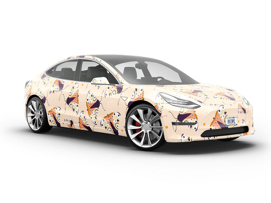 Blushing Arctiid Bug Vehicle Vinyl Wrap