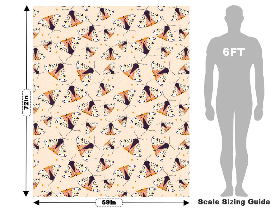 Blushing Arctiid Bug Vehicle Wrap Scale~Rwraps Series 914 Blushing Arctiid Bug Measurements~1