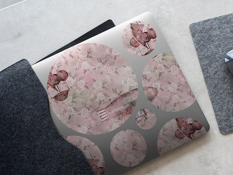 blushing dirigibles steampunk DIY Laptop Stickers