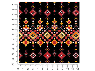blushing elegance art deco 1ft x 1ft Craft Sheets
