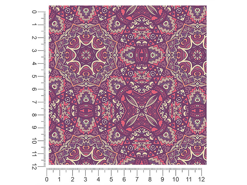 blushing rose mandala 1ft x 1ft Craft Sheets