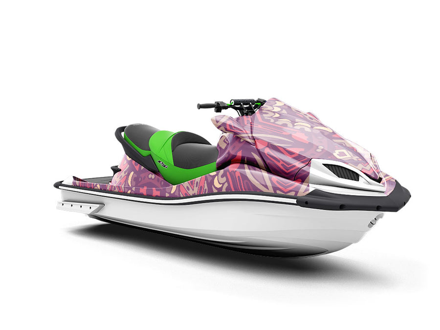 Blushing Rose Mandala Jet Ski Vinyl Customized Wrap