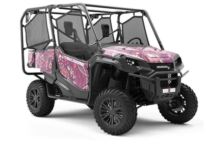 Blushing Rose Mandala Utility Vehicle Vinyl Wrap