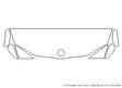 1-series Avery Dennison Clear Bra Hood Precut PPF Diagram