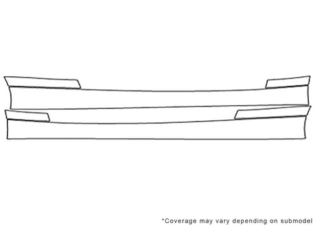 1-series 3M Clear Bra Door Cup Precut PPF Diagram