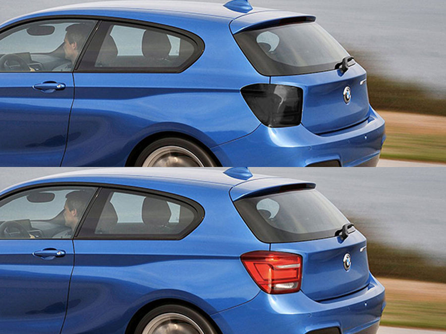 1-series Before and After Smoked Taillights