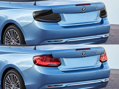 2-series Before and After Smoked Taillights