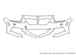 2-series Avery Dennison Clear Bra Bumper Precut PPF Diagram