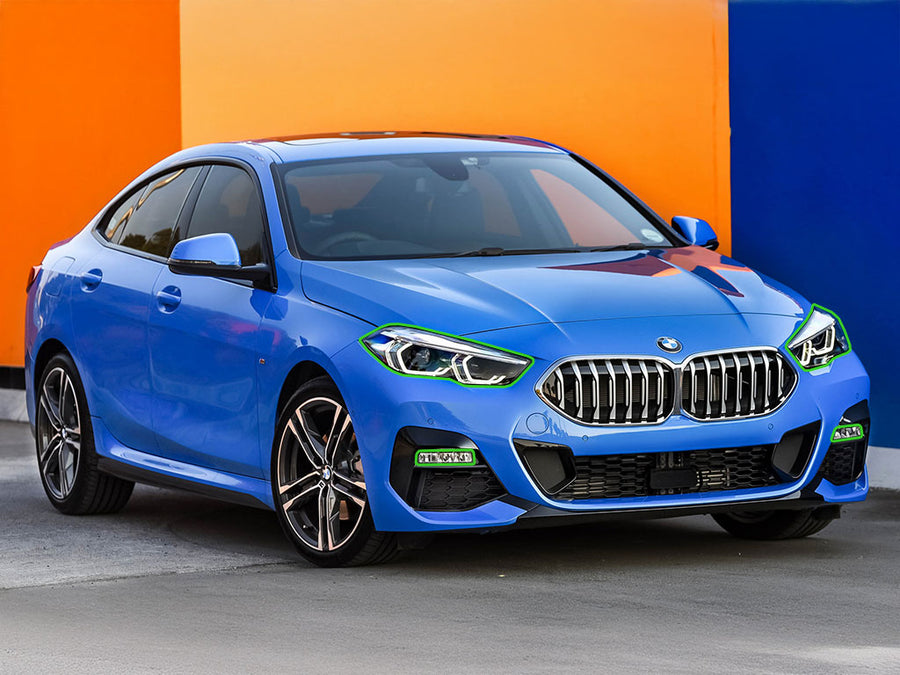 bmw 2-series 2014-2021 Headlight Protection Installation Location