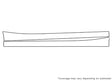 2-series 3M Clear Bra Door Cup Precut PPF Diagram