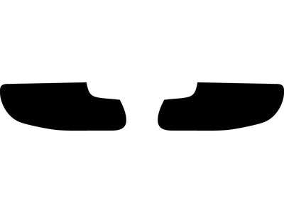 2-series (convertible / coupe / led) Precut Tail Light Tint Diagram