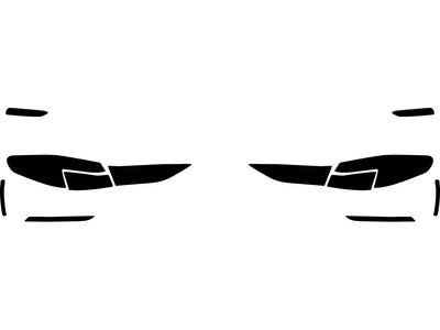 2-series (gran coupe) Precut Tail Light Tint Diagram