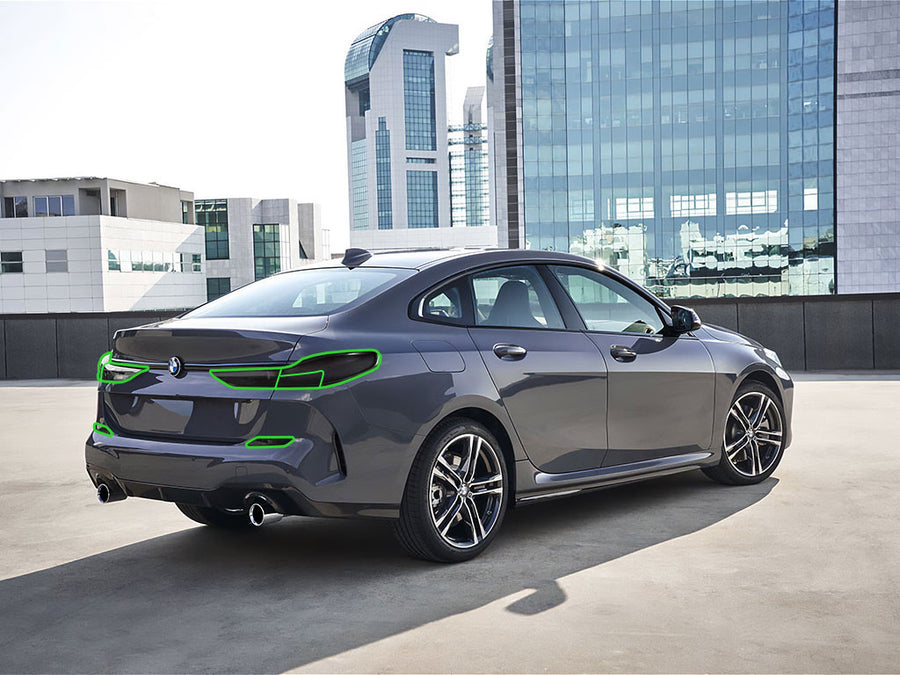 2-series (gran coupe) Tail Light Tint Installation Points