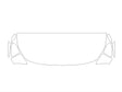 2-series 3M Clear Bra Hood Precut PPF Diagram