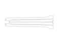 2-series 3M Clear Bra Door Cup Precut PPF Diagram