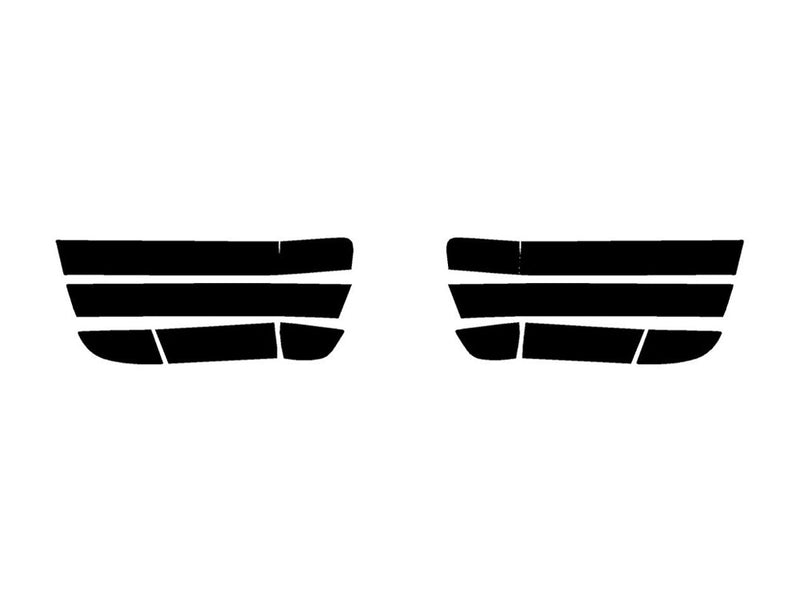 3-series (coupe) Precut Tail Light Tint Diagram