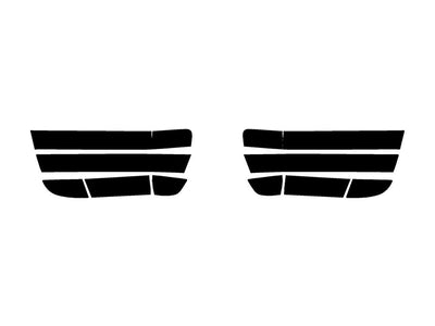3-series (coupe) Precut Tail Light Tint Diagram