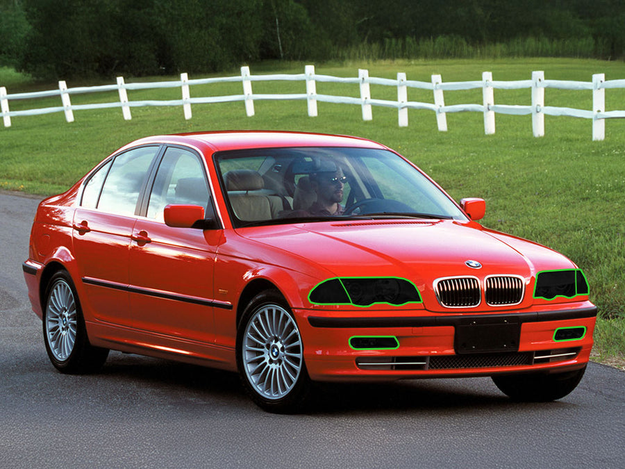 bmw 3-series 1999-2001 (sedan / wagon) Headlight Tint Location