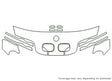 3-series 3M Clear Bra Hood Precut PPF Diagram