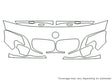 3-series 3M Clear Bra Hood Precut PPF Diagram
