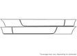 3-series Avery Dennison Clear Bra Door Cup Precut PPF Diagram