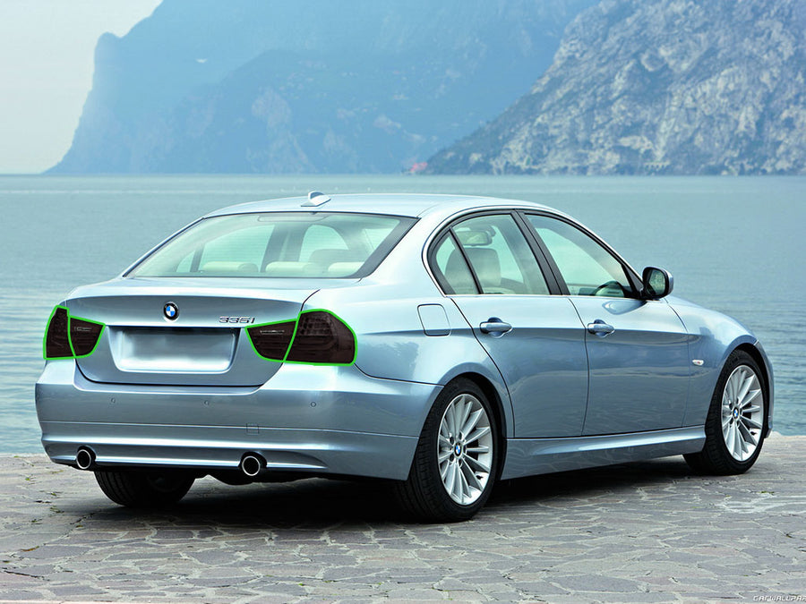 3-series (sedan) Tail Light Tint Installation Points