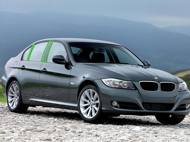 bmw 3-series 2006-2012 (sedan) Pillar Post Trim Installation Location