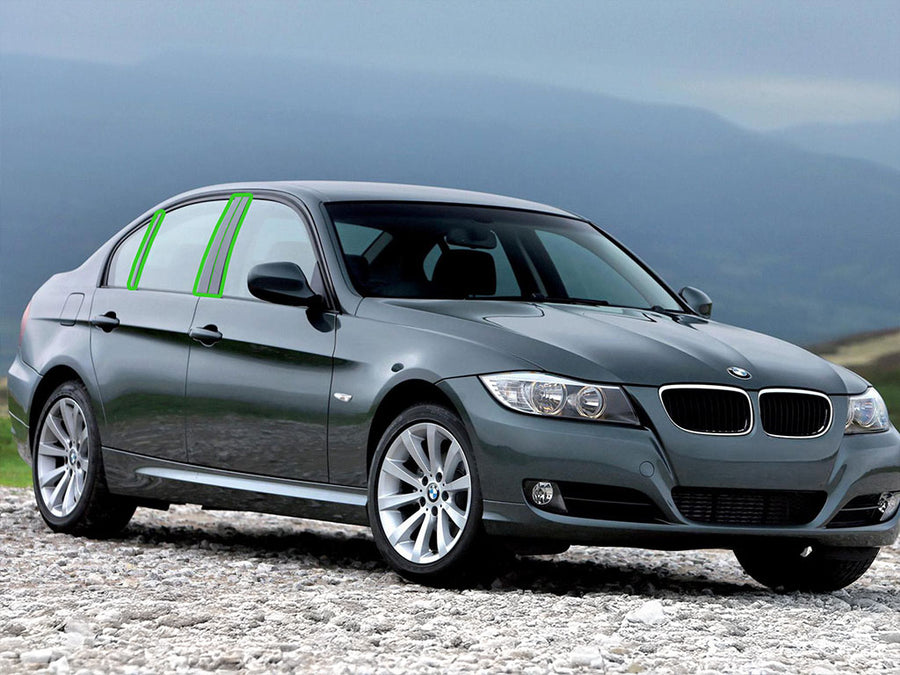 bmw 3-series 2006-2012 (sedan) Pillar Post Trim Installation Location